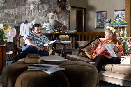 Shirley MacLaine and Jack Black in Bernie (2011)