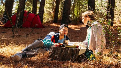 Ángelo Mutti Spinetta and Lautaro Rodríguez in My Best Friend (2018)