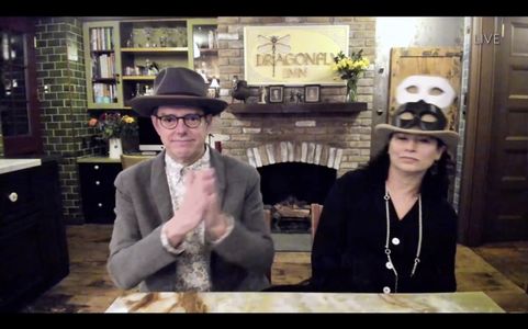 Daniel Palladino and Amy Sherman-Palladino at an event for The 72nd Primetime Emmy Awards (2020)