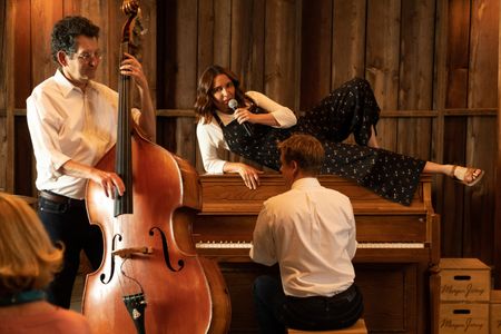 Jeff Babko, Maya Rudolph, and David Schwartz in Wine Country (2019)