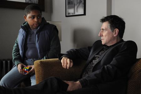 Gabriel Byrne and Aaron Grady Shaw in In Treatment (2008)