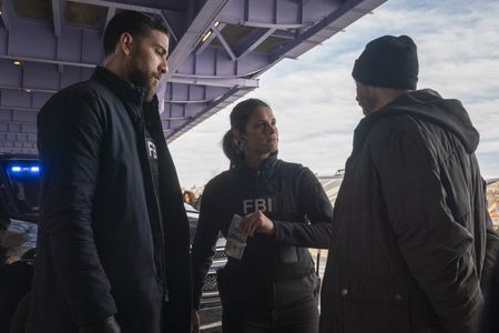 Missy Peregrym and Zeeko Zaki in FBI (2018)