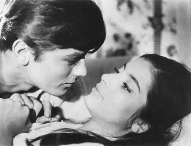 Alain Delon and Jacqueline Sassard in Three Murderesses (1959)