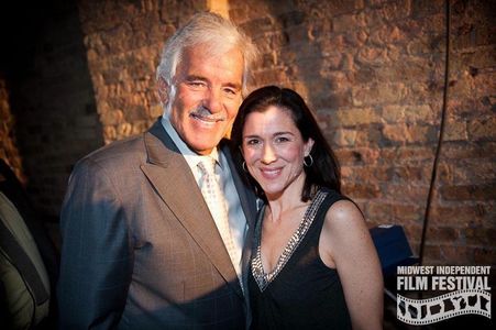 With Dennis Farina at the Best of the Midwest Film Awards