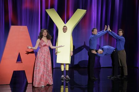 Sean Hayes, Fred Armisen, Maya Rudolph, and Andy Samberg in The Maya Rudolph Show (2014)