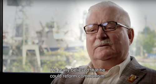 Lech Walesa in Meeting Gorbachev (2018)