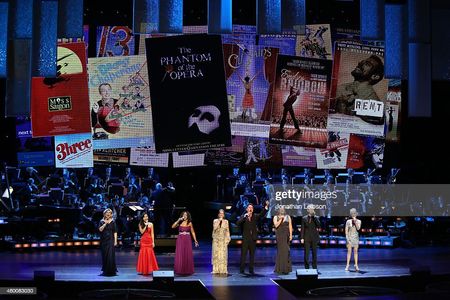 The Music Center's 50th Anniversary Spectacular LOS ANGELES, CA - DECEMBER 06: (L-R) Singers Debra Monk, Jennifer Leigh 