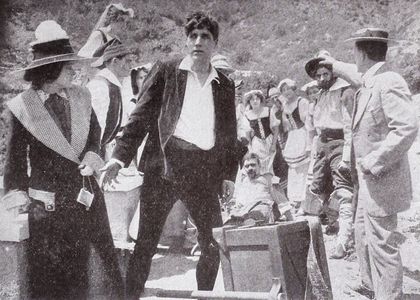 Carlyle Blackwell, Jane Wolfe, and Knute Rahm in The Organ Grinder (1912)