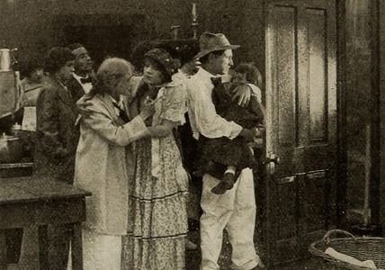 Edward Coxen and Winifred Greenwood in At the End of a Perfect Day (1914)