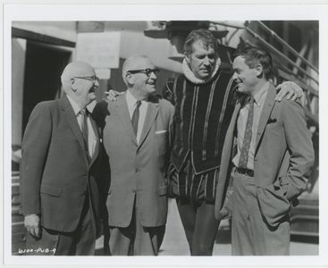 Roger Corman and Vincent Price in The Pit and the Pendulum (1961)