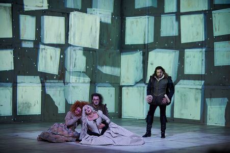 Plácido Domingo, Daniel Barenboim, Anna Netrebko, Marina Prudenskaja, and Gaston Rivero in Il Trovatore (2014)