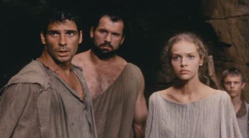 Pawel Delag, Rafal Kubacki, and Magdalena Mielcarz in Quo vadis (2001)