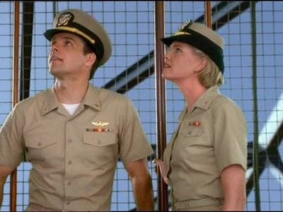 David James Elliott and Tracey Needham in JAG (1995)