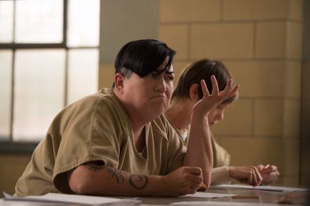 Lea DeLaria and Abigail Savage in Orange Is the New Black (2013)