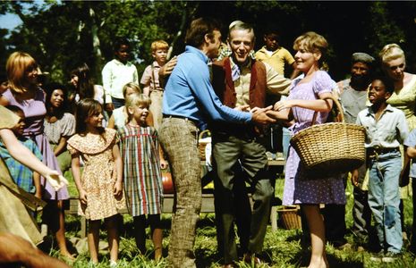 Fred Astaire, Petula Clark, and Don Francks in Finian's Rainbow (1968)