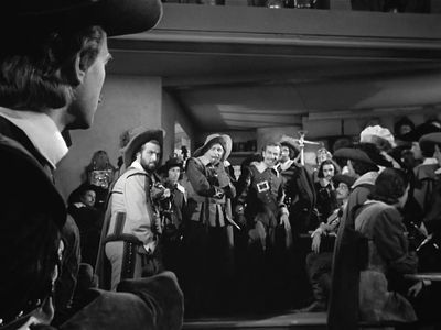 José Ferrer, Morris Carnovsky, and William Prince in Cyrano de Bergerac (1950)