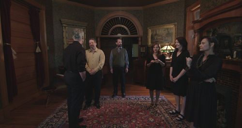 Irene Santiago, Anita Cordell, Rich Swingle, Thom Booton, Juli Tapken, and Jeff Tapken in Providence (2016)