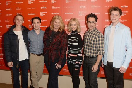 J.J. Abrams, Sarah Gadon, George MacKay, T.R. Knight, Bridget Carpenter, and Daniel Webber at an event for 11.22.63 (201