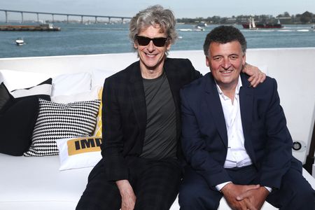 Peter Capaldi and Steven Moffat