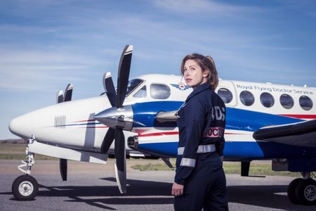 Emma Hamilton as Dr Eliza Harrod in RFDS