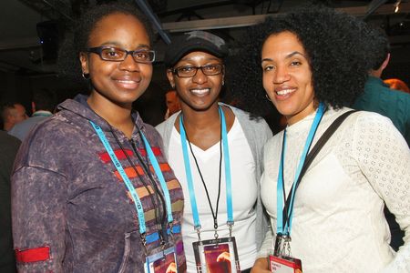 Nekisa Cooper and Dee Rees at an event for Pariah (2011)