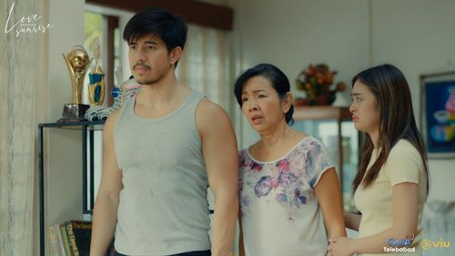 Isay Alvarez, Cheska Fausto, and Rodjun Cruz in Love Before Sunrise (2023)