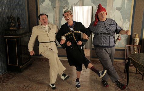 Nikolay Dobrynin, Sergey Stepanchenko, and Semyon Strugachyov in Kidnapping, Caucasian Style (2014)