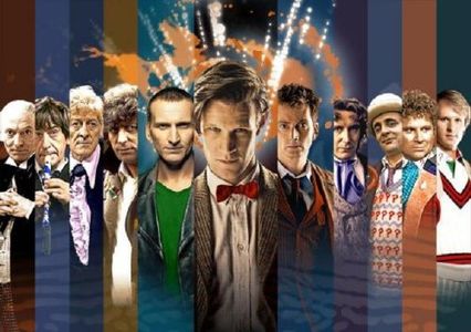 Christopher Eccleston, Paul McGann, Colin Baker, Tom Baker, Peter Davison, William Hartnell, Sylvester McCoy, Jon Pertwe