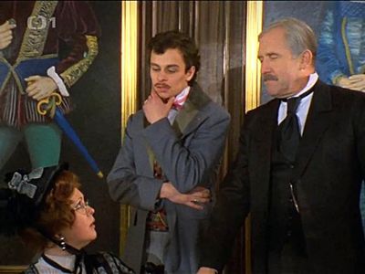 Nada Konvalinková, Petr Nározný, and Filip Renc in The Canterville Ghost (1989)