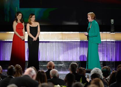 Carol Burnett, Tina Fey, and Amy Poehler at an event for 22nd Annual Screen Actors Guild Awards (2016)