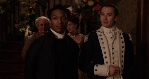 Gentry White and Seth Numrich in TURN: Washington's Spies (2016)