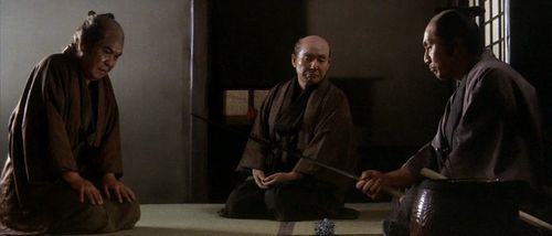 Tatsuo Endô, Kôichi Mizuhara, and Fujio Suga in Zatoichi's Cane Sword (1967)