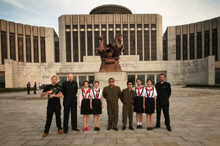 North Korea 2006 - The Red Chapel team in Pyongyang.