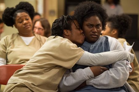 Uzo Aduba, Adrienne C. Moore, and Danielle Brooks in Orange Is the New Black (2013)