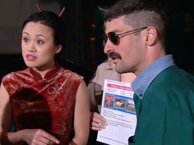 Robert Ben Garant and Minglie Chen in Reno 911! (2003)