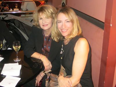 Judi Beecher and Miou Miou avant première Arrêtez Moi, Paris France Feb 5, 2013