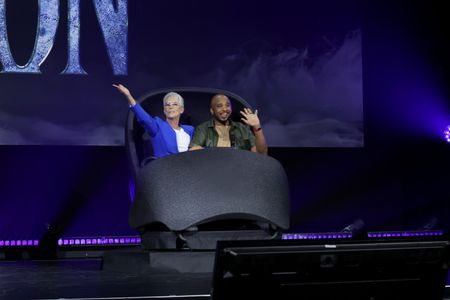 Jamie Lee Curtis and Justin Simien