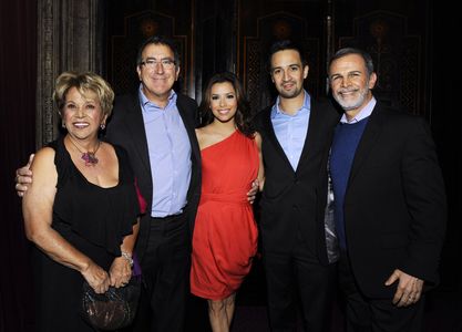 Eva Longoria, Lin-Manuel Miranda, Lupe Ontiveros, Kenny Ortega, and Tony Plana