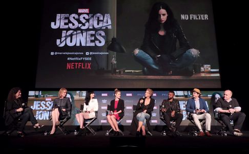 Janet McTeer, Jeph Loeb, Melissa Rosenberg, Manuel Billeter, Krysten Ritter, Rachael Taylor, Eka Darville, and Debra Bir