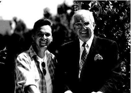 Adny Gallerani & Ed McMahon on set of 