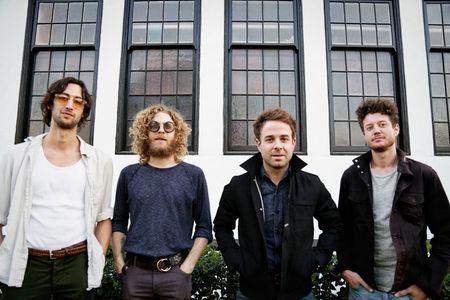 Taylor Goldsmith, Dawes, Wylie Gelber, Griffin Goldsmith, and Lee Pardini