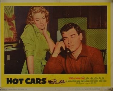 John Bromfield and Carol Shannon in Hot Cars (1956)