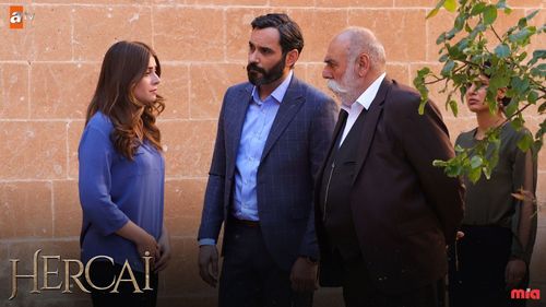 Macit Sonkan, Feride Çetin, Serdar Özer, and Ilay Erkök in Hercai: 12.Bölüm (2019)