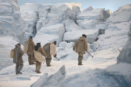 Sebastian Armesto, Paul Ready, Anthony Flanagan, Tom Weston-Jones, Jack Colgrave Hirst, and Tom Hartnell in The Terror (