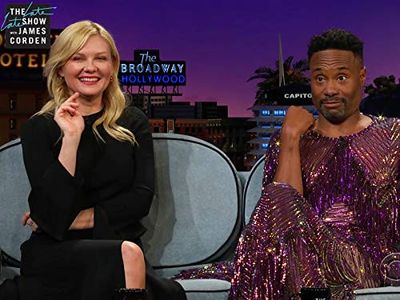 Kirsten Dunst and Billy Porter in The Late Late Show with James Corden: Kirsten Dunst/Billy Porter/Andrew Orolfo (2019)