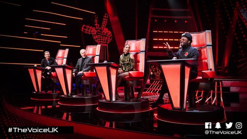 Tom Jones, Gavin Rossdale, Will.i.am, and Jennifer Hudson in The Voice UK (2012)