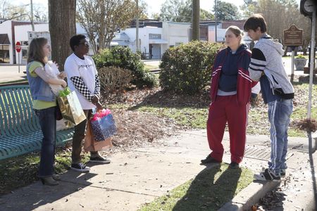 Erin Bowles and Justin Linville in Welcome to Flatch (2022)