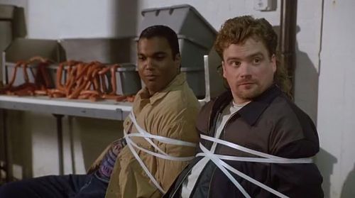 John G. Brennan and Kamal Ahmed in The Jerky Boys (1995)