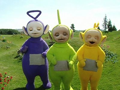 John Simmit, Nikky Smedley, and Dave Thompson in Teletubbies (1997)