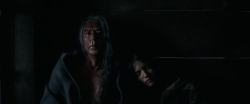 Wes Studi and Tanaya Beatty in Hostiles (2017)